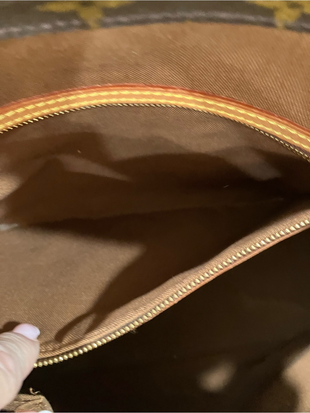 Louis Vuitton Brown Monogram Canvas Tote - Picture 14 of 15